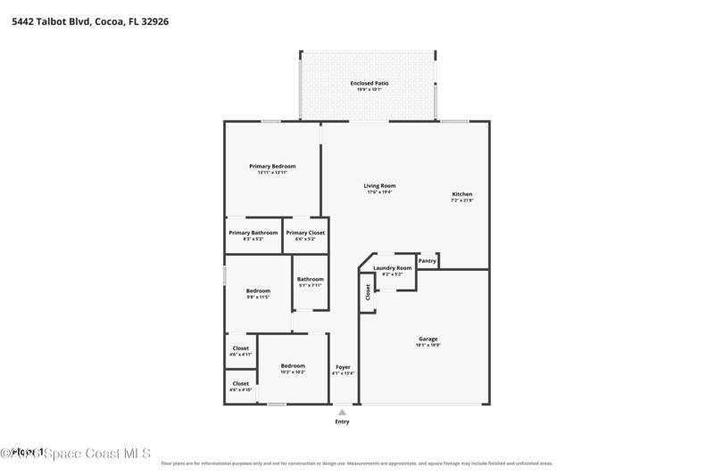 3 bedroom Single Family Residence at 5442 Talbot Boulevard, Adamson Creek Phase 1-A, Cocoa — photo 3