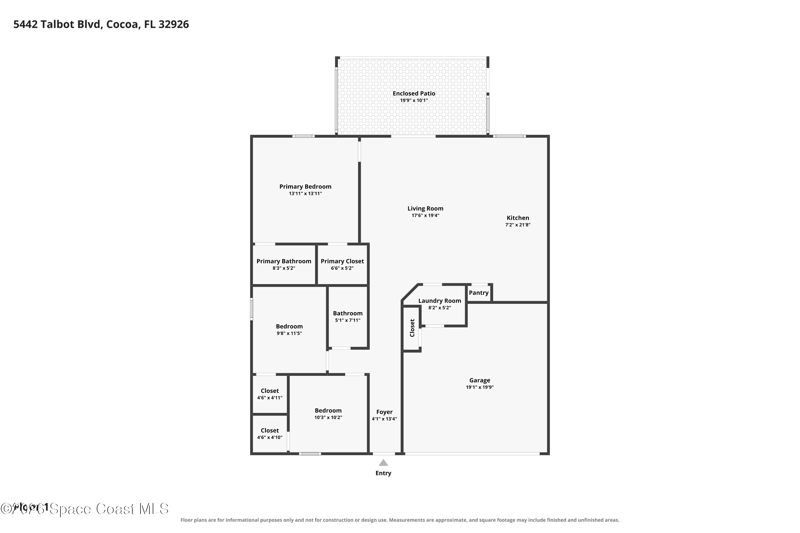 3 bedroom Single Family Residence at 5442 Talbot Boulevard, Adamson Creek Phase 1-A, Cocoa — photo 2