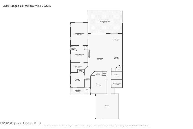 3 bedroom Single Family Residence at 3008 Pangea Circle, Pangea Park, Melbourne — photo 2