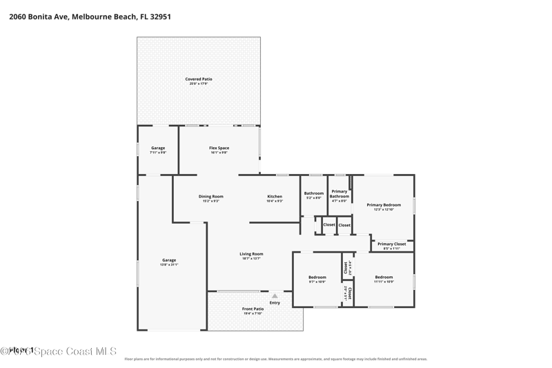 3 bedroom Single Family Residence at 2060 Bonita Avenue, Riveria Estates Subd, Melbourne Beach — photo 2