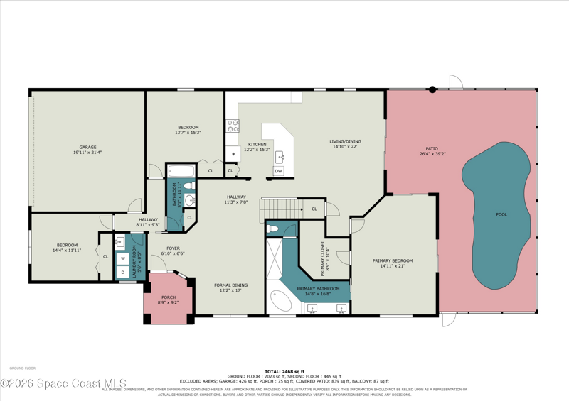 4 bedroom Single Family Residence at 900 Glen Abbey Way, Isles of Baytree Phase 2 A Replat of Tract L Isl, Melbourne — photo 2