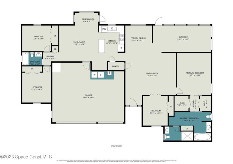 4 bedroom Single Family Residence at 1224 Continental Avenue, Indian River Colony Club Pud Phase 1 Unit 1, Melbourne — photo 5