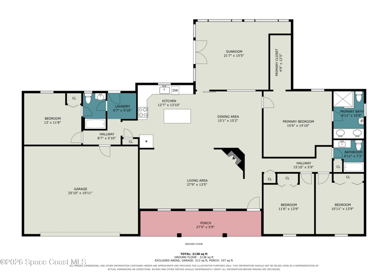 4 bedroom Single Family Residence at 192 Hurtig Avenue, Port Malabar Unit 14, Palm Bay — photo 2