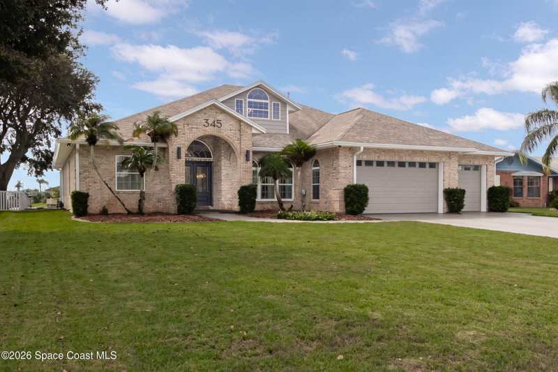 4 bedroom Single Family Residence at 345 Florida Boulevard, Waterway Manor Unit 2, Merritt Island — photo 1