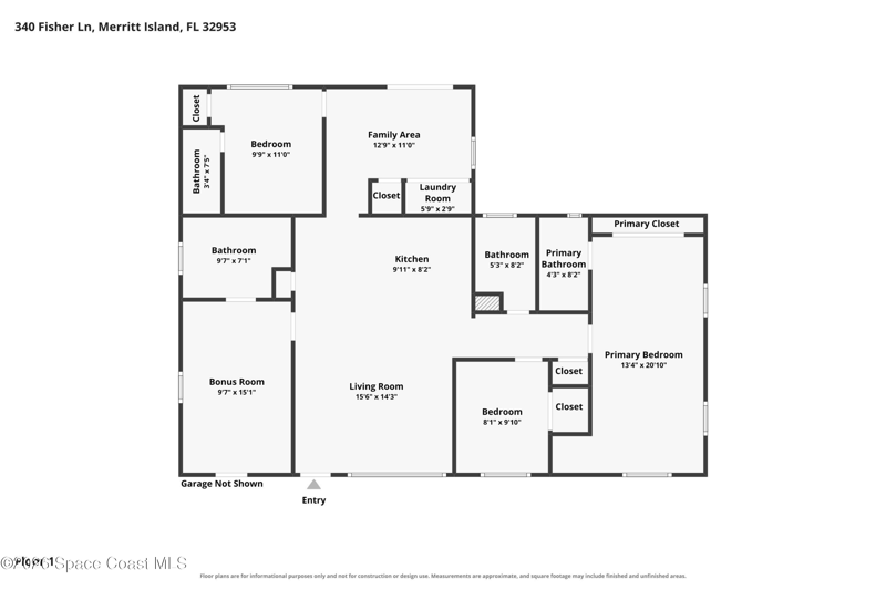 4 bedroom Single Family Residence at 340 Fisher Lane, Merritt Island Village, Merritt Island — photo 2