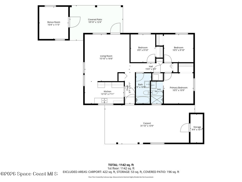 3 bedroom Single Family Residence at 990 Darwin Lane, Port Malabar Country Club Unit 2, Palm Bay — photo 2