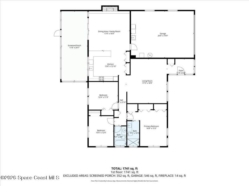3 bedroom Single Family Residence at 255 N Marco Way, Villa Del Mar Sec 4, Satellite Beach — photo 5