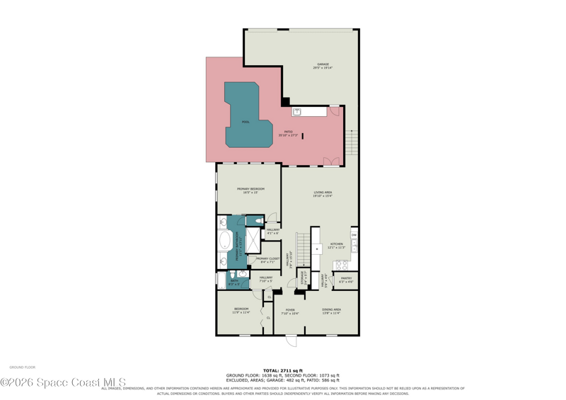 4 bedroom Single Family Residence at 7137 Vilano Lane, Arrivas Village Phase 1, Melbourne — photo 2