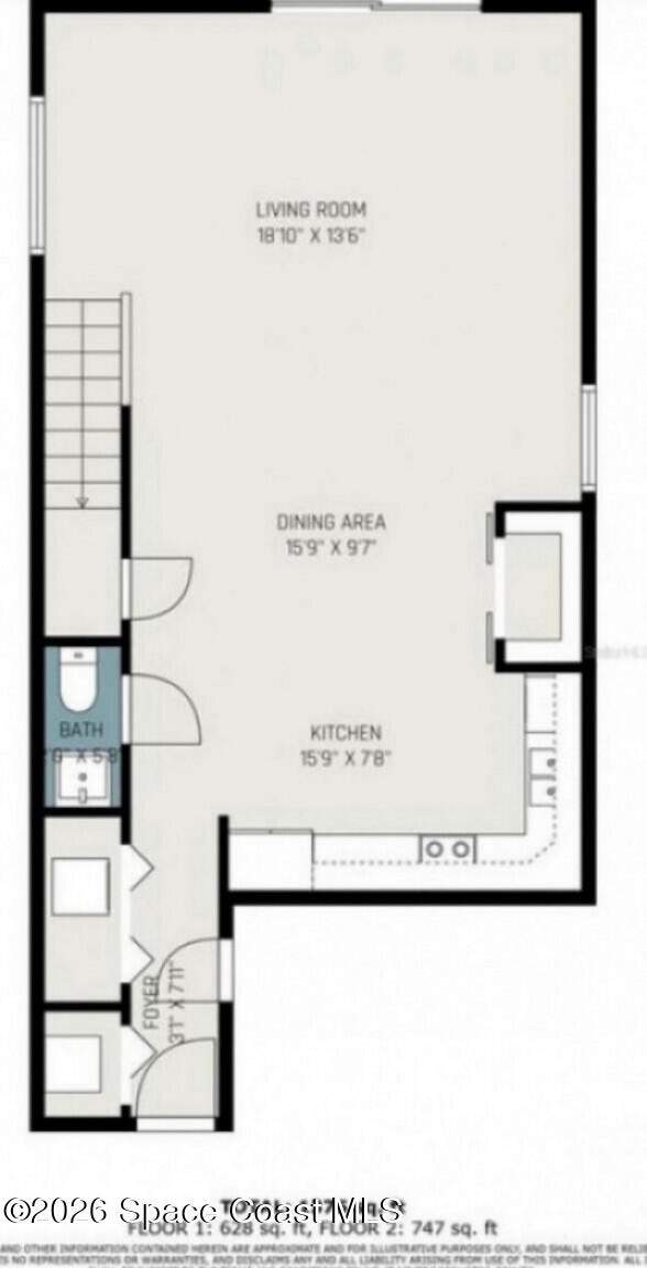 2 bedroom Condominium at 1706 Atlantic Street #3c, Windjammer Townhouses Condo Ph II, Melbourne Beach — photo 3