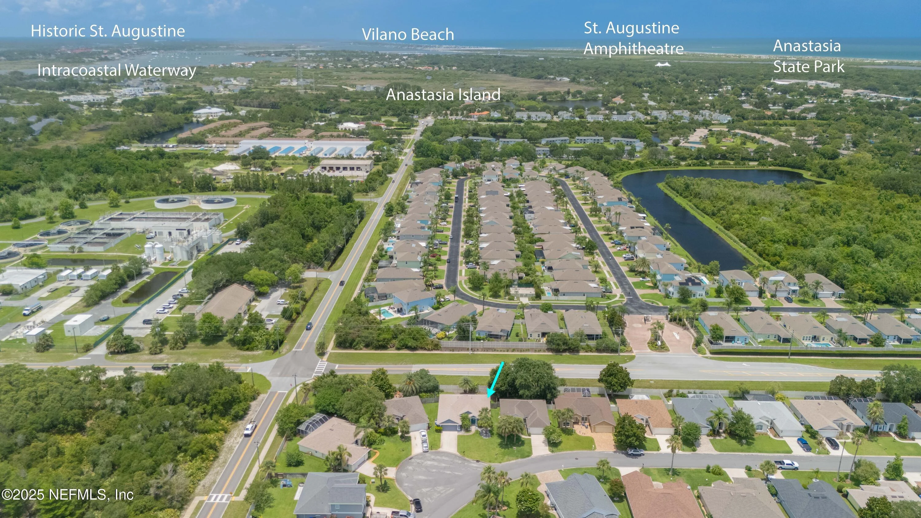Aerial of Commodores Club