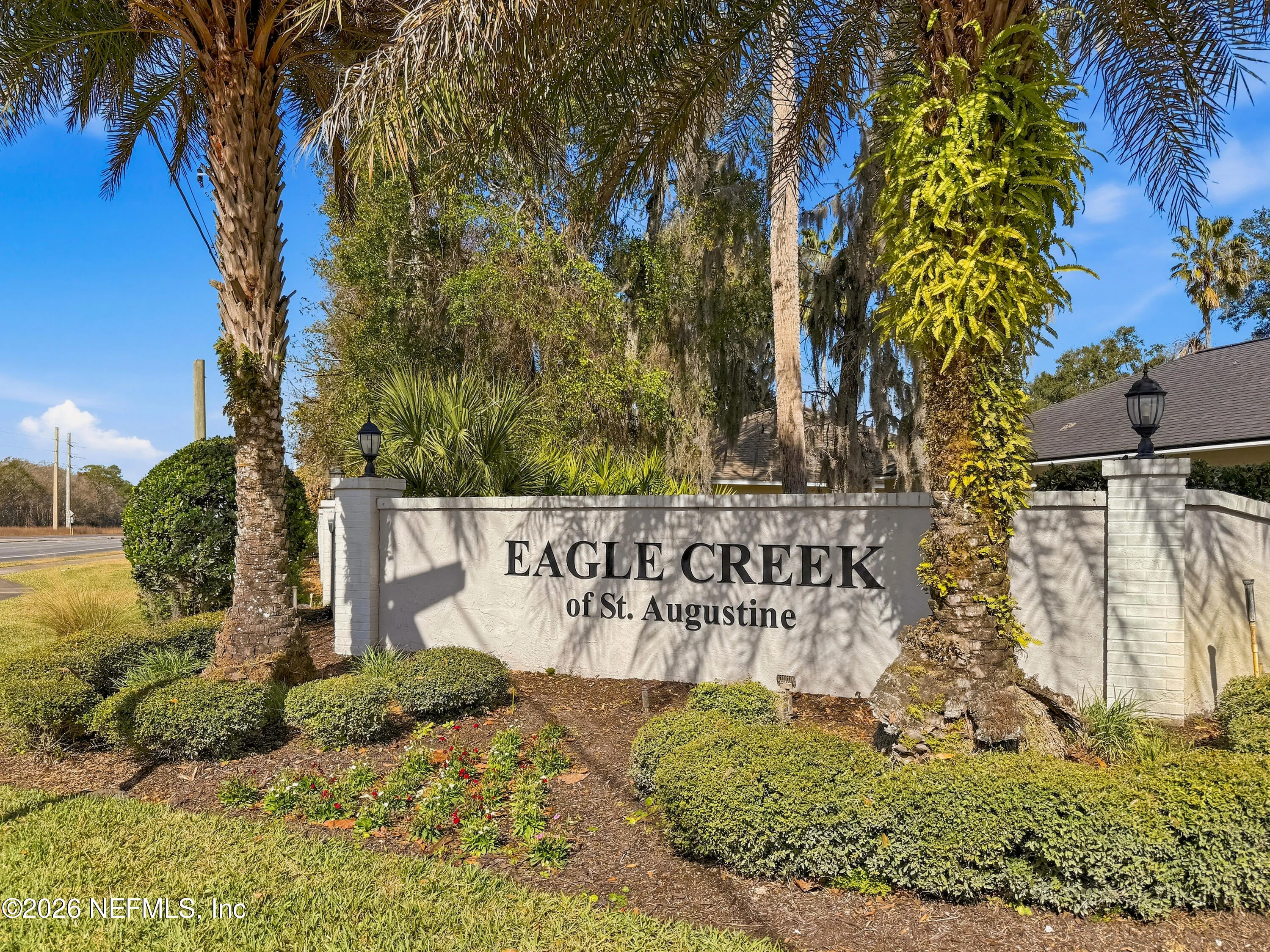 Gated entrance at Eagle Creek