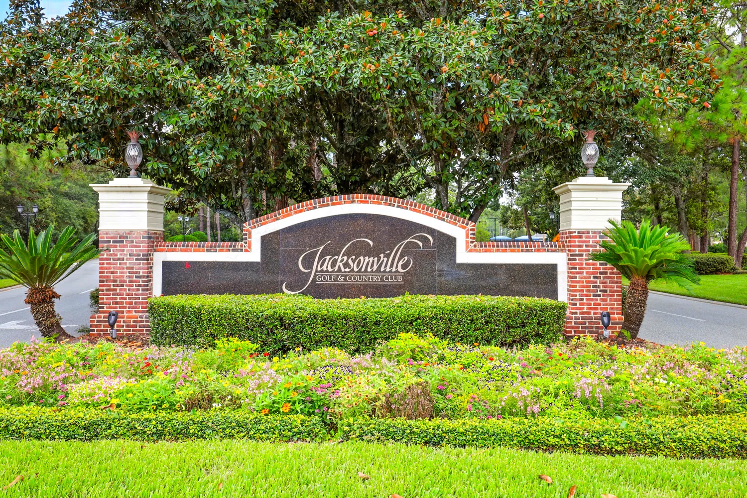 Gated entrance at Jacksonville Golf and Country Club