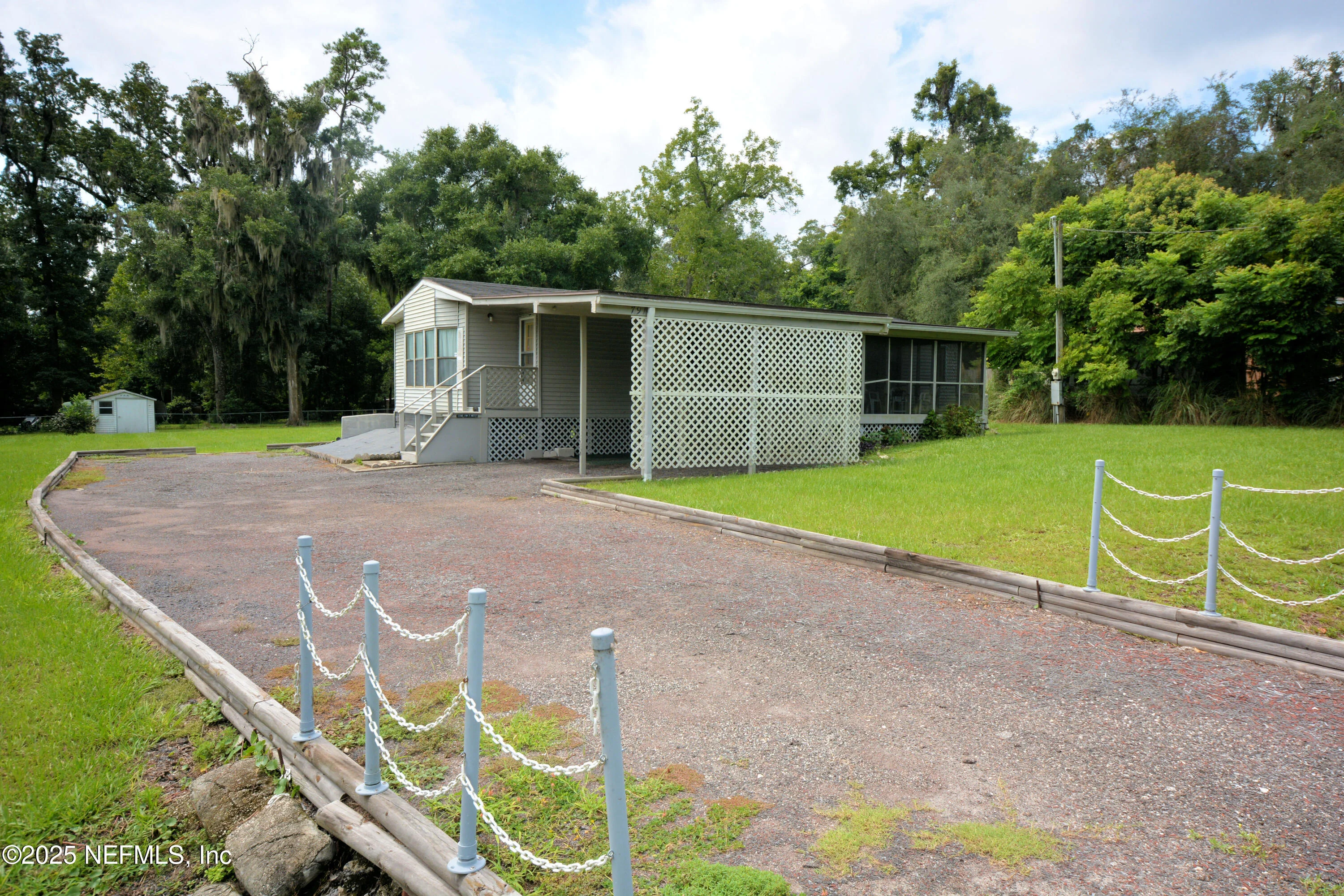 Gated entrance at Lackawanna