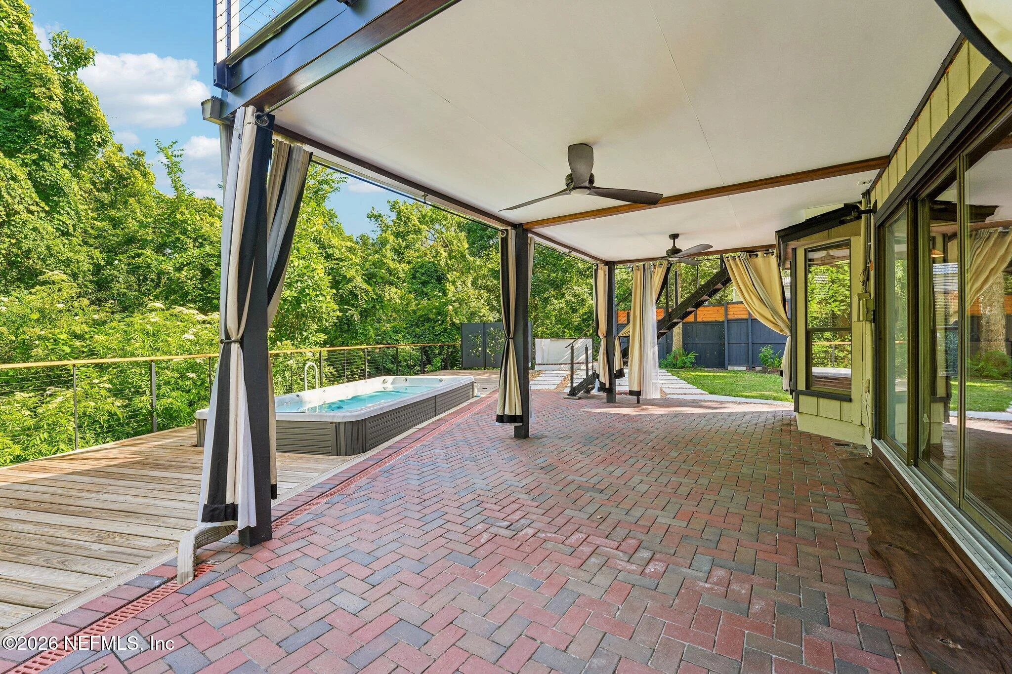 Gated entrance at Peters Creek