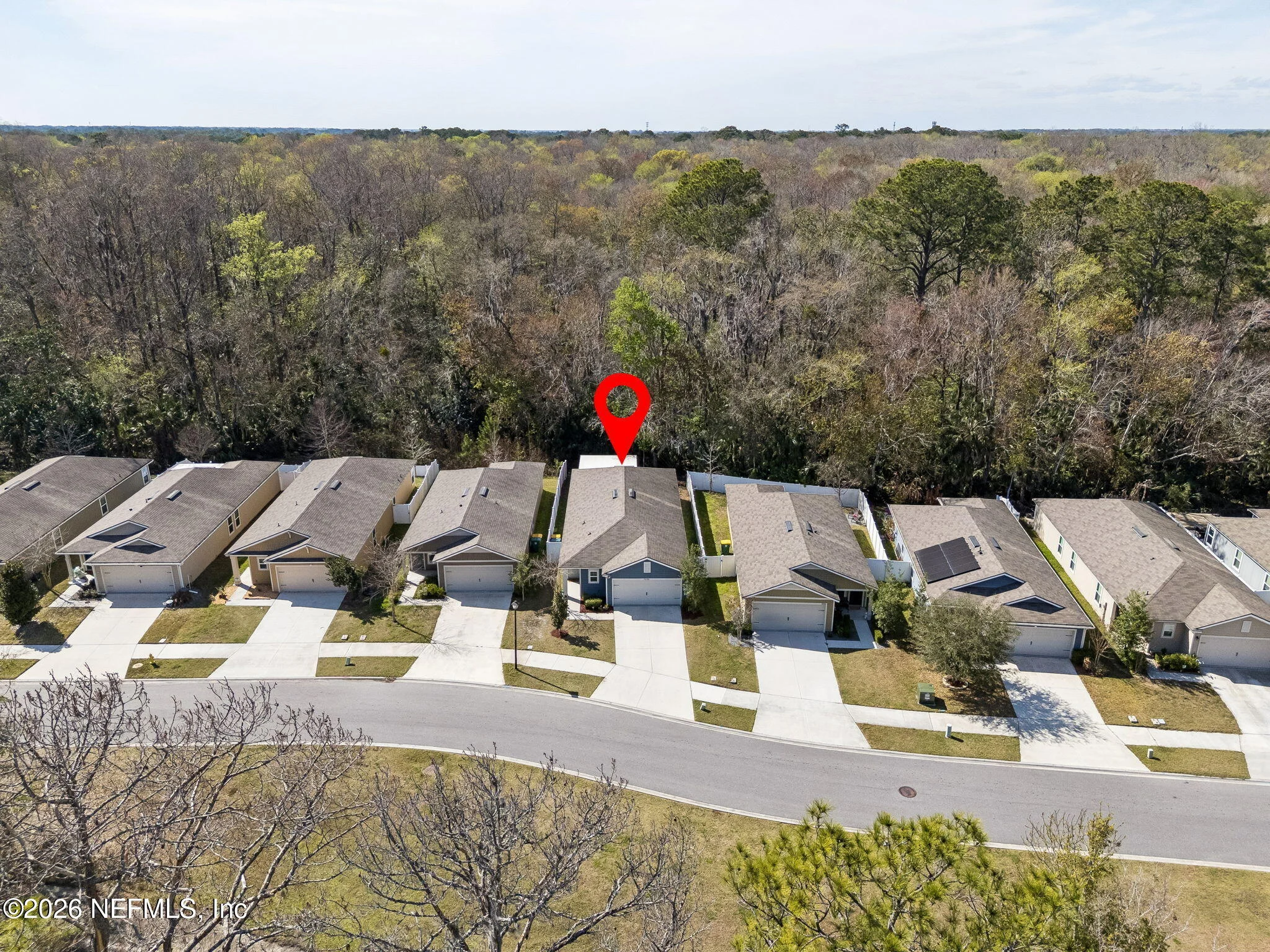 Aerial of Pine Terrace at The Meadows